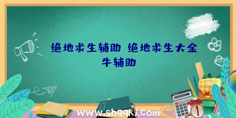 we绝地求生辅助、绝地求生大金牛辅助