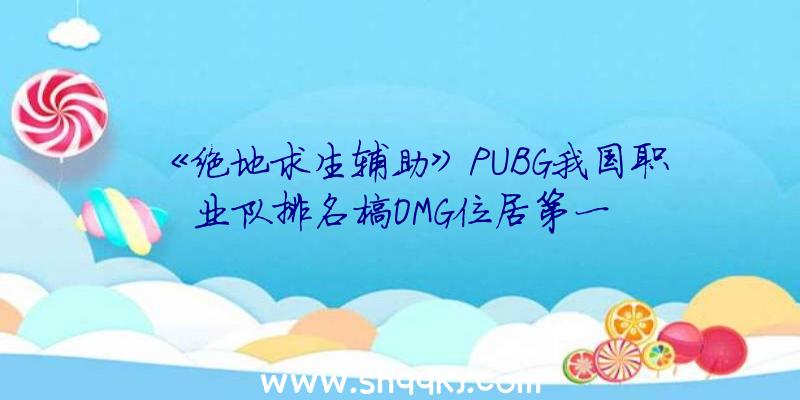 《绝地求生辅助》PUBG我国职业队排名榜OMG位居第一