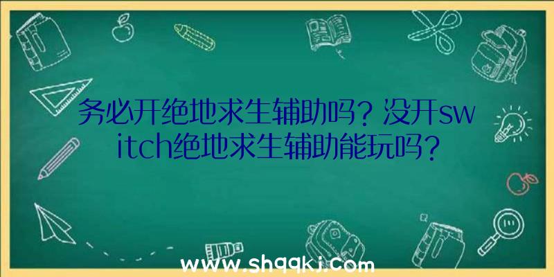 务必开绝地求生辅助吗？没开switch绝地求生辅助能玩吗？