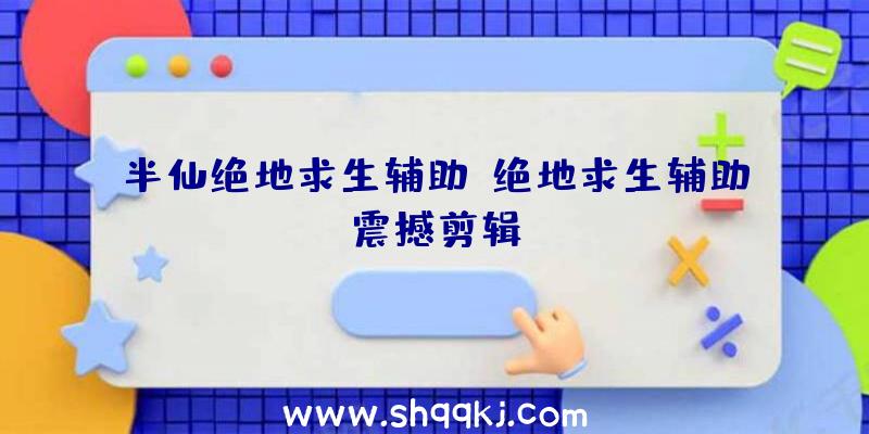 半仙绝地求生辅助、绝地求生辅助震撼剪辑