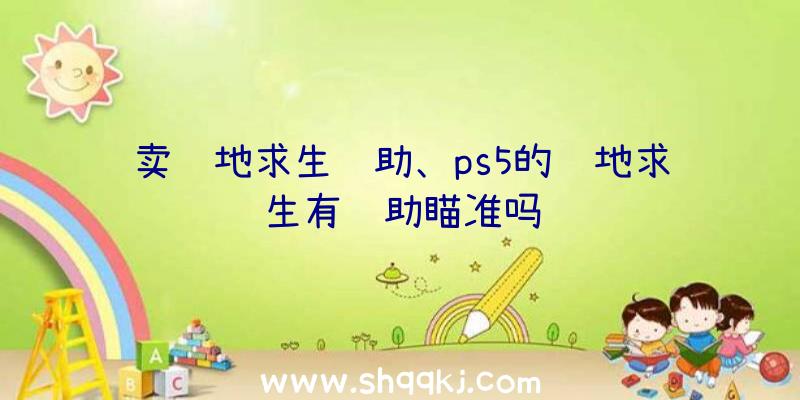 卖绝地求生辅助、ps5的绝地求生有辅助瞄准吗