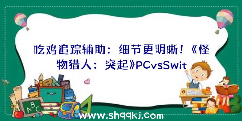 吃鸡追踪辅助：细节更明晰！《怪物猎人：突起》PCvsSwitch画面临比晋升宏大