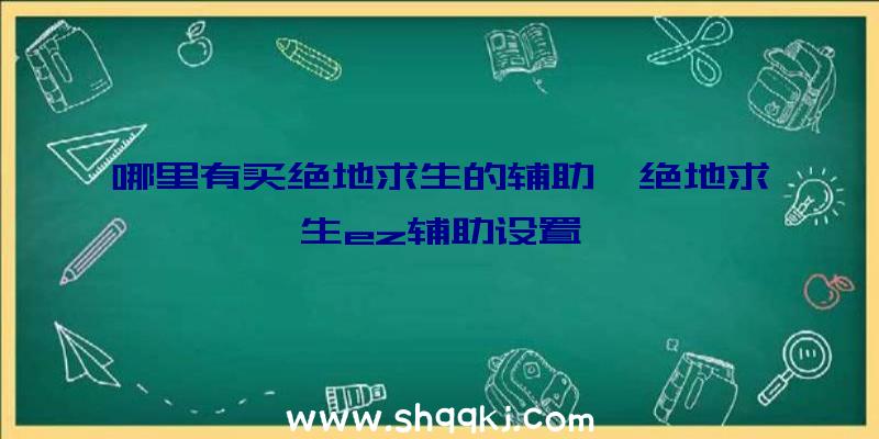 哪里有买绝地求生的辅助、绝地求生ez辅助设置