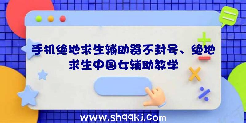 手机绝地求生辅助器不封号、绝地求生中国女辅助教学