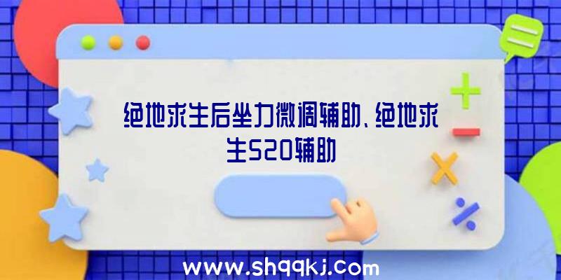 绝地求生后坐力微调辅助、绝地求生520辅助