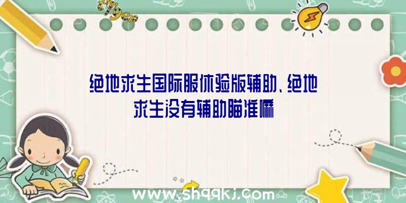 绝地求生国际服休验版辅助、绝地求生没有辅助瞄准嘛