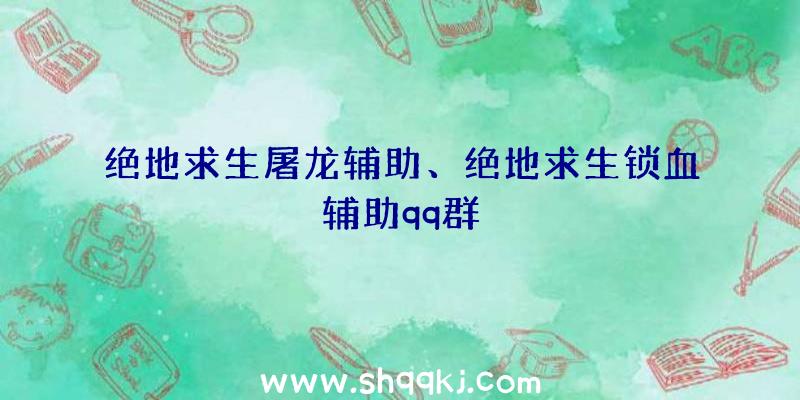 绝地求生屠龙辅助、绝地求生锁血辅助qq群