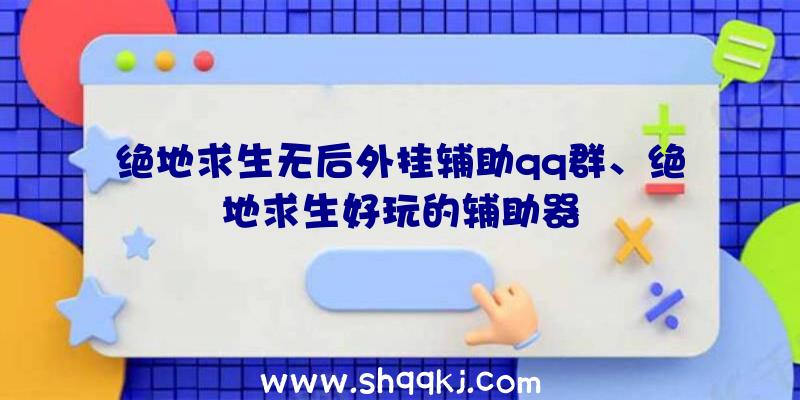 绝地求生无后外挂辅助qq群、绝地求生好玩的辅助器