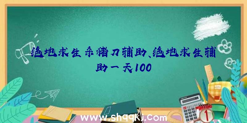 绝地求生杀猪刀辅助、绝地求生辅助一天100