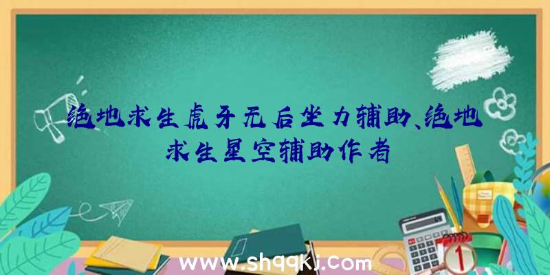 绝地求生虎牙无后坐力辅助、绝地求生星空辅助作者