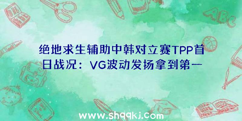 绝地求生辅助中韩对立赛TPP首日战况：VG波动发扬拿到第一