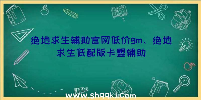 绝地求生辅助官网低价gm、绝地求生低配版卡盟辅助