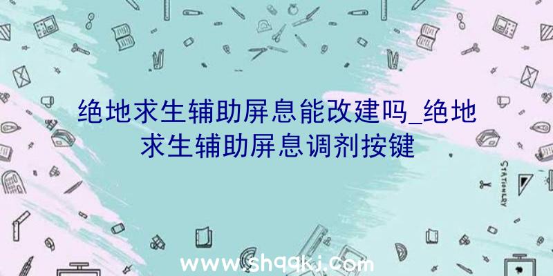 绝地求生辅助屏息能改建吗_绝地求生辅助屏息调剂按键