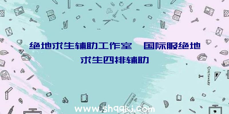 绝地求生辅助工作室、国际服绝地求生四排辅助