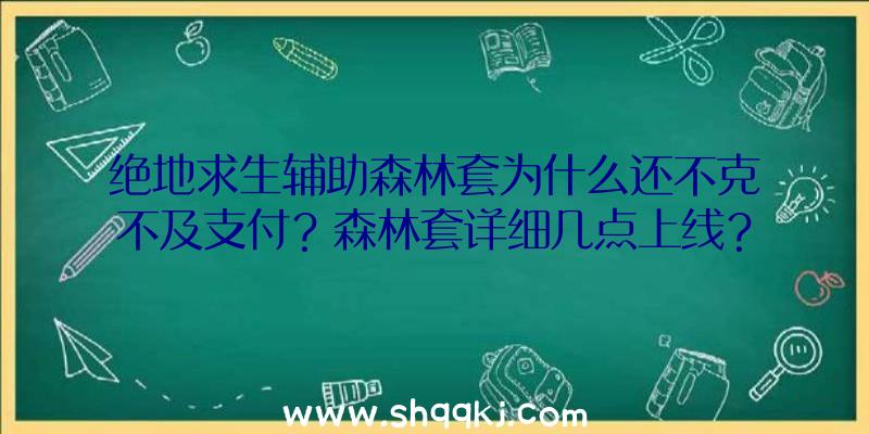 绝地求生辅助森林套为什么还不克不及支付？森林套详细几点上线？