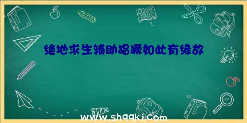 绝地求生辅助猖獗如此有缘故