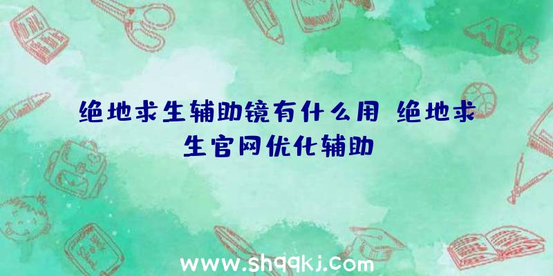 绝地求生辅助镜有什么用、绝地求生官网优化辅助