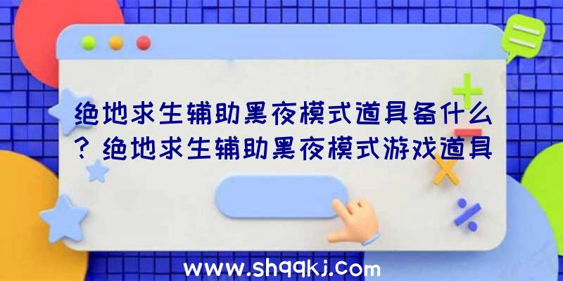 绝地求生辅助黑夜模式道具备什么？绝地求生辅助黑夜模式游戏道具全集