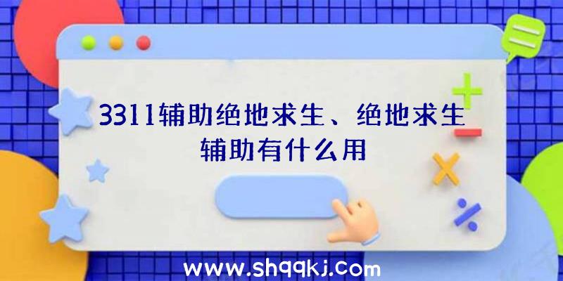 3311辅助绝地求生、绝地求生辅助有什么用