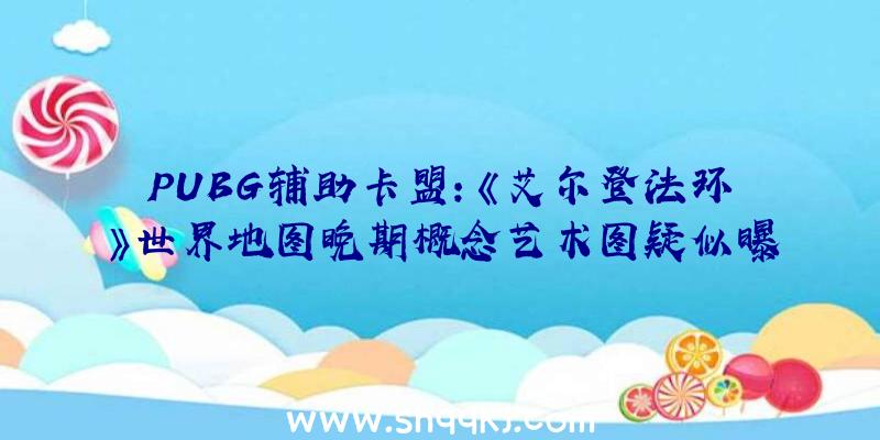 PUBG辅助卡盟：《艾尔登法环》世界地图晚期概念艺术图疑似曝光局部网友质疑该图真实性