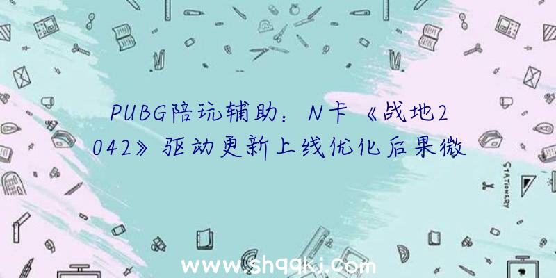 PUBG陪玩辅助：N卡《战地2042》驱动更新上线优化后果微不成查