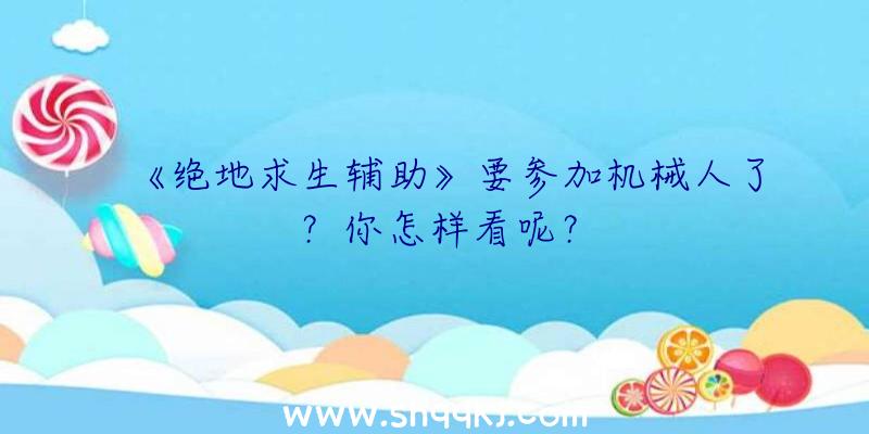 《绝地求生辅助》要参加机械人了？你怎样看呢？