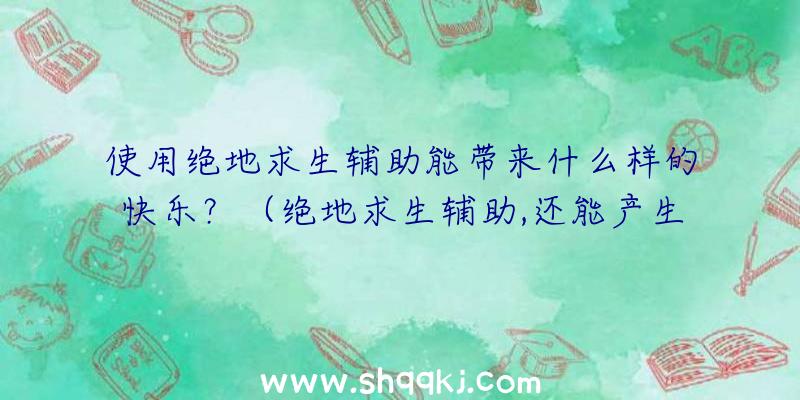 使用绝地求生辅助能带来什么样的快乐？（绝地求生辅助,还能产生自动式追踪的功效）