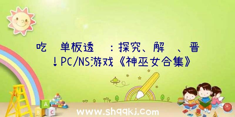 吃鸡单板透视：探究、解谜、晋级！PC/NS游戏《神巫女合集》现已上岸PS4平台