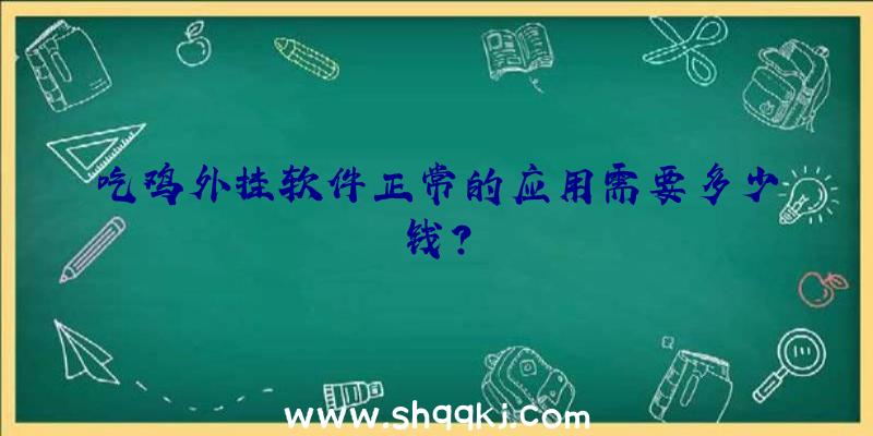 吃鸡外挂软件正常的应用需要多少钱？