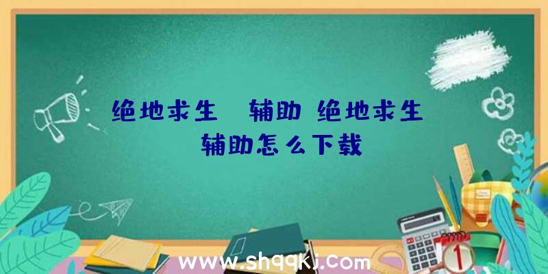 绝地求生DY辅助、绝地求生Agz辅助怎么下载