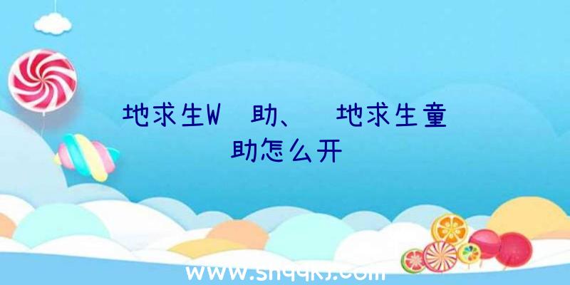 绝地求生W辅助、绝地求生童话辅助怎么开