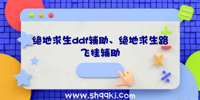 绝地求生ddf辅助、绝地求生路飞挂辅助