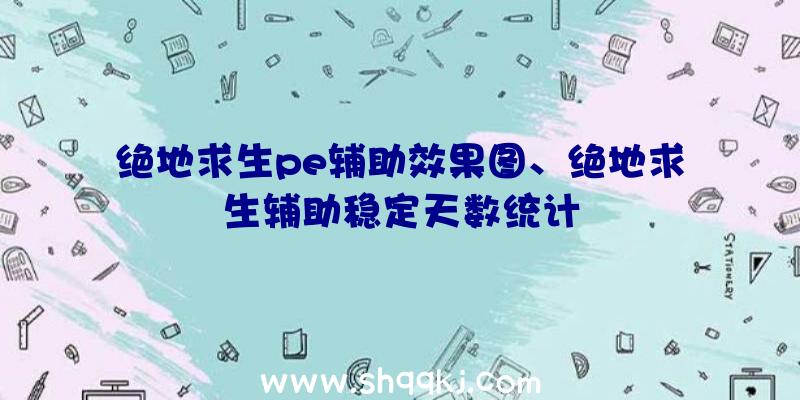 绝地求生pe辅助效果图、绝地求生辅助稳定天数统计