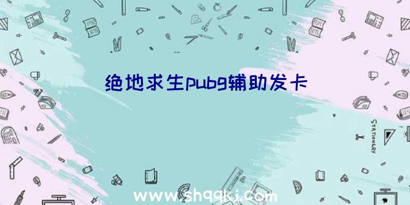 绝地求生pubg辅助发卡