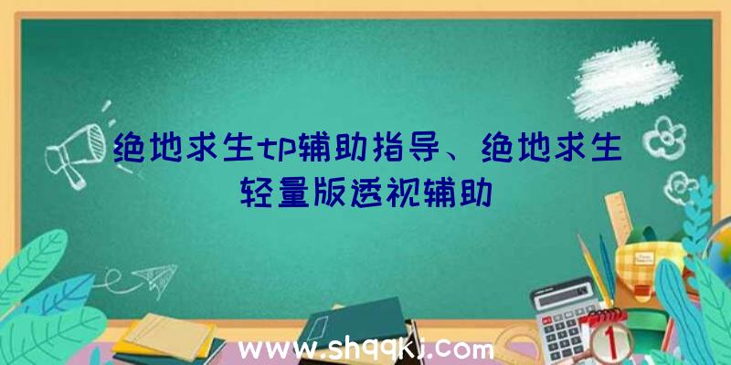 绝地求生tp辅助指导、绝地求生轻量版透视辅助