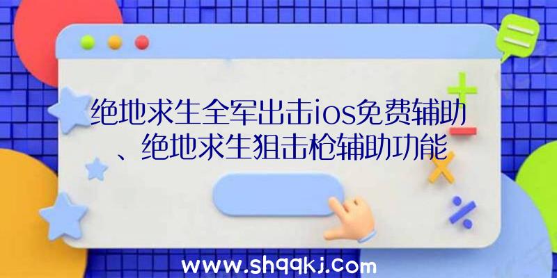 绝地求生全军出击ios免费辅助、绝地求生狙击枪辅助功能