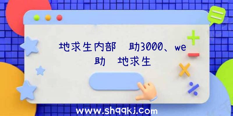 绝地求生内部辅助3000、we辅助绝地求生