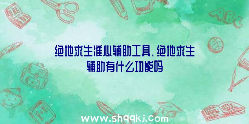 绝地求生准心辅助工具、绝地求生辅助有什么功能吗