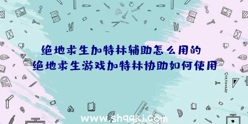 绝地求生加特林辅助怎么用的？（绝地求生游戏加特林协助如何使用的？）