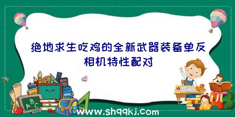 绝地求生吃鸡的全新武器装备单反相机特性配对