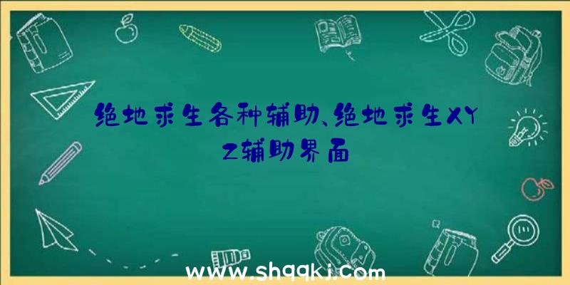 绝地求生各种辅助、绝地求生XYZ辅助界面