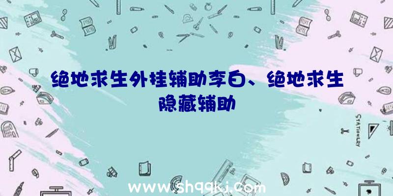 绝地求生外挂辅助李白、绝地求生隐藏辅助