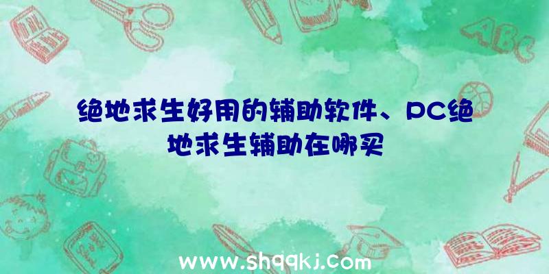 绝地求生好用的辅助软件、PC绝地求生辅助在哪买