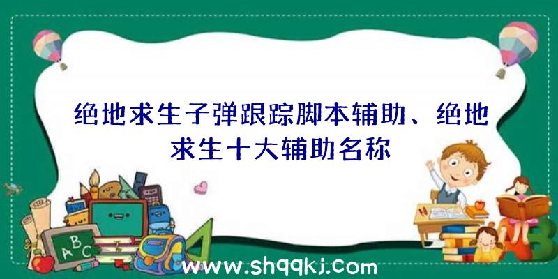 绝地求生子弹跟踪脚本辅助、绝地求生十大辅助名称