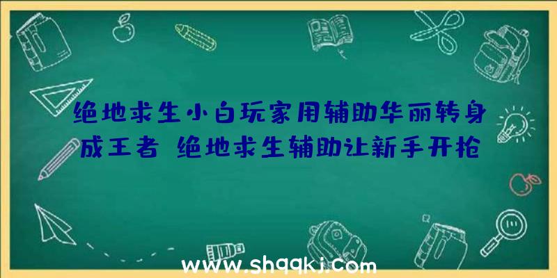 绝地求生小白玩家用辅助华丽转身成王者（绝地求生辅助让新手开枪还可以弹无虚发）