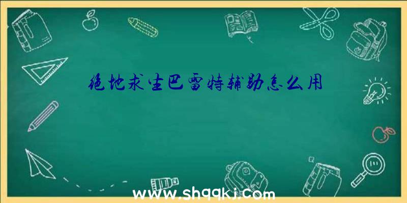 绝地求生巴雷特辅助怎么用