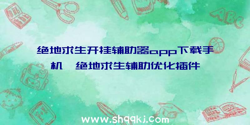 绝地求生开挂辅助器app下载手机、绝地求生辅助优化插件