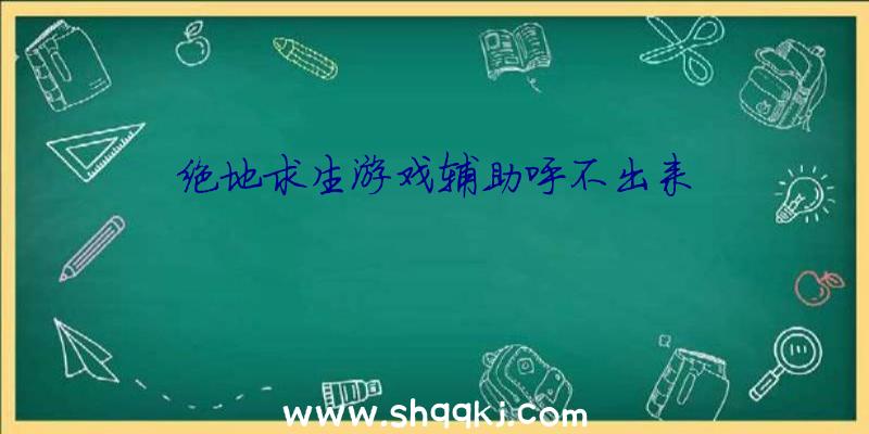 绝地求生游戏辅助呼不出来