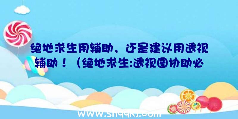 绝地求生用辅助，还是建议用透视辅助！（绝地求生:透视图协助必去选购吗？）