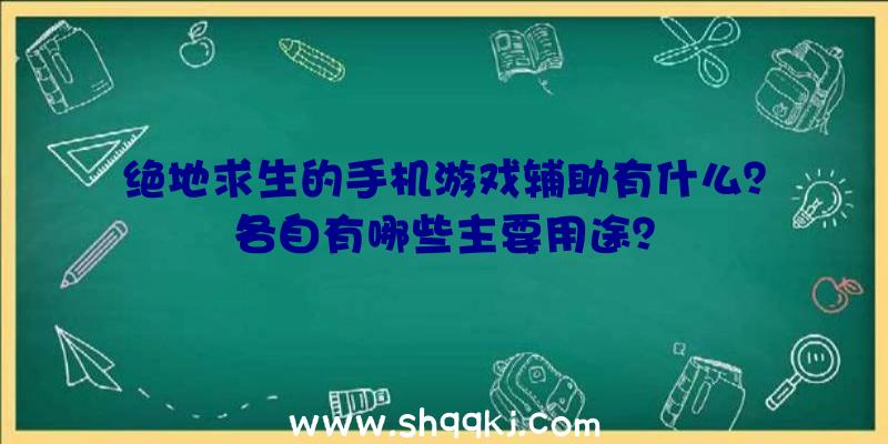 绝地求生的手机游戏辅助有什么？各自有哪些主要用途？